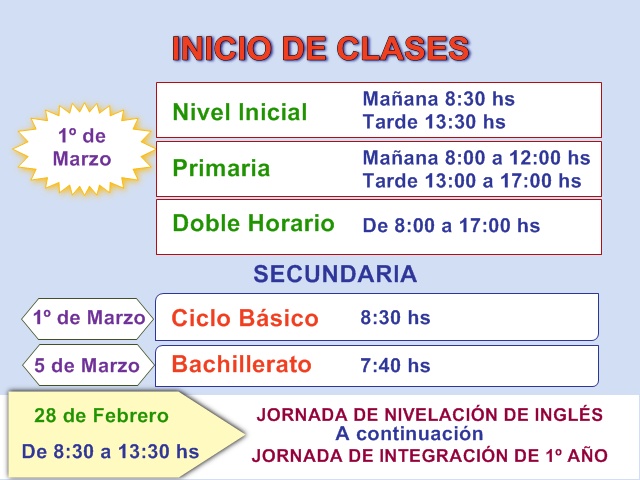 HORARIO | Cora Web