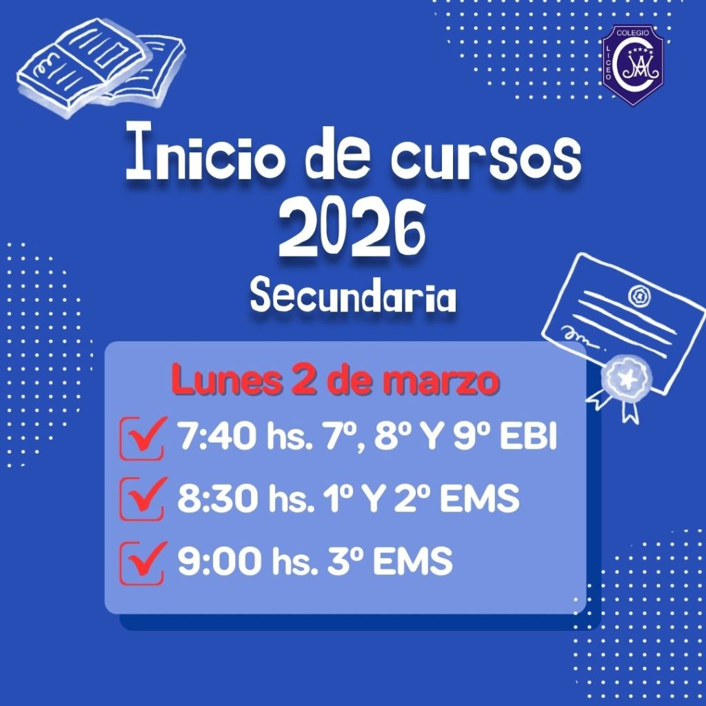 Inicio de cursos secundaria